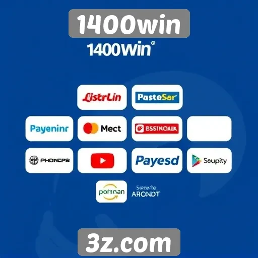 Plataformas de pagamento no 1400win